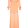 De La Vali Piscina Peachy Floor Dress