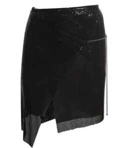 Poster Girl Winona Wrap Skirt Jet Black