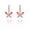 Opuline Bella Butterfly Earrings