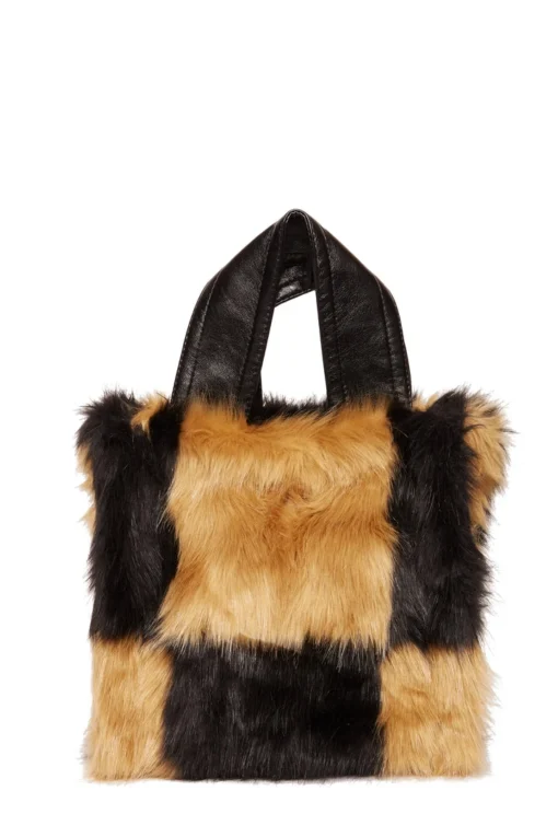 Stand Studio Lucille Bag- Black/Brown Check ACCESSORIES