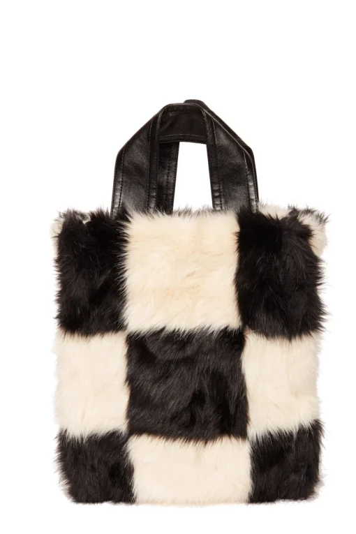 Stand Studio ACCESSORIES Leia Bag- Black/White Check