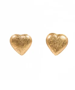 1980's Yves Saint Laurent Heart Earrings ACCESSORIES