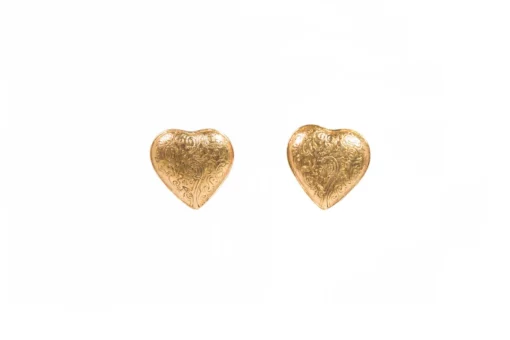 1980's Yves Saint Laurent Heart Earrings ACCESSORIES