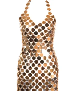 Claudia Pink Gold Valentina Dress - Pre Order