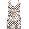 Claudia Pink Silver Valentina Dress - Pre Order
