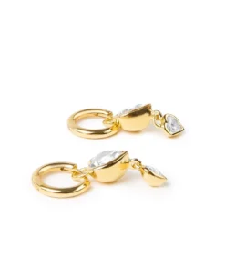 Genevieve Jewellery Double Heart Drops