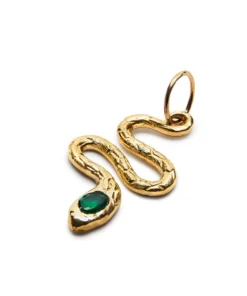 Genevieve Jewellery Emerald Slither Pendant
