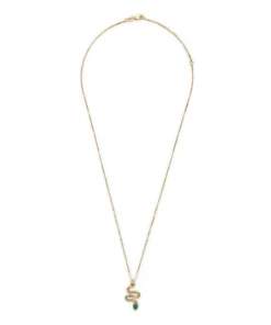 Genevieve Jewellery Emerald Slither Pendant