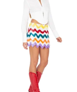 Ashish Scribble Mini Skirt