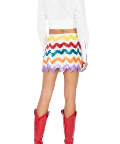 Ashish Scribble Mini Skirt