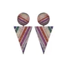 TALITA LONDON Space Circus Earrings - Striped Multicolour