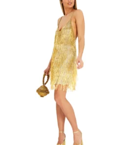 Javier Osorio Athena Gold Dress