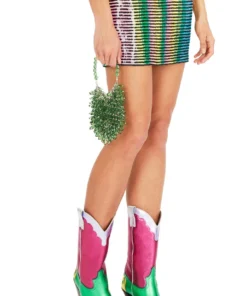 Ashish Sequin Mini Trippy Dress