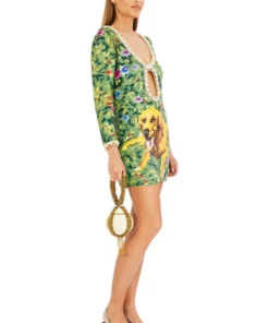 Ashish Golden Meadow Sequin Mini Dress 10 Ashish Golden Meadow Sequin Mini Dress