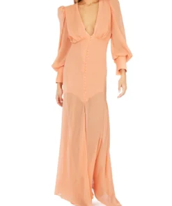 De La Vali Piscina Peachy Floor Dress