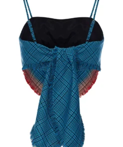 Area Handkerchief Ombre Bandeau Top