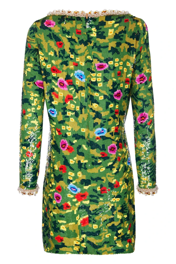 Ashish Golden Meadow Sequin Mini Dress 7 Ashish Golden Meadow Sequin Mini Dress