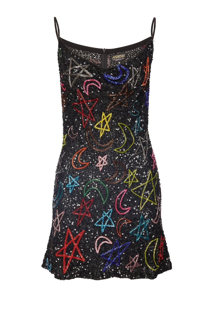 Ashish Black Magic Mini Dress 3 Ashish Black Magic Mini Dress