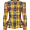 Amuse Bouche Tartan Yellow Jacket