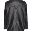 Annie's Archive 1980s Leather Cowboy Shirt Dress