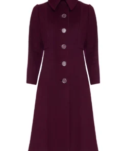 Annie's Archive 1960s Diorling By Christian Dior Burgundy Coat