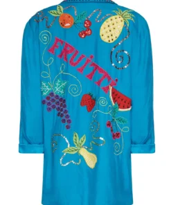 Annie's Archive Marc D'Alcy Blue Tutti Frutti Blazer