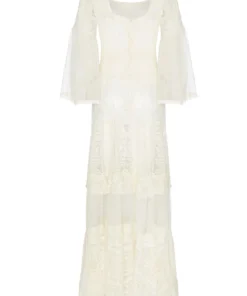 Annie's Archive 1930s Spanish White Lace Dress