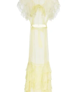 Annie's Archive 1930s Soft Yellow Organza Dress
