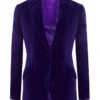 Mark Powell Purple Velvet Jacket Coats/Jackets