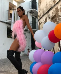 Annie's Ibiza Audrey Ostrich Feather Body Tops