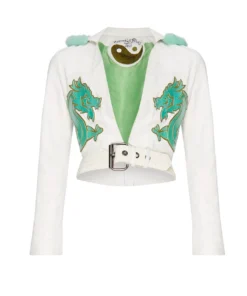 Momma's Blues White Jade Dragon Jacket