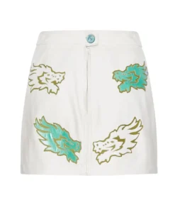 Momma’s Blues White Jade Dragon Skirt