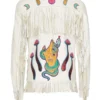 Momma's Blues Trippy Fringe Jacket