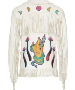Momma's Blues Trippy Fringe Jacket
