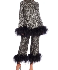 Taller Marmo Gina Feather-Trimmed Mini Dress 13 Taller Marmo Gina Feather-Trimmed Mini Dress