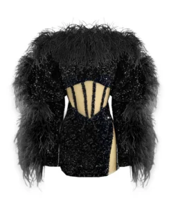 Germanier Raven Dress