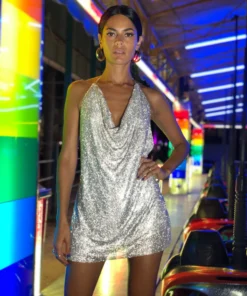 Annie's Ibiza Dresses Diamonte Party Dress