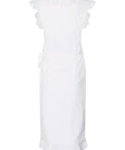 De La Vali Cadaques Ruffle Wrap Dress