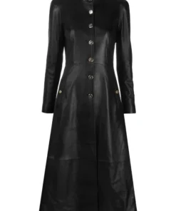 Temperley London Midnight Leather Coat
