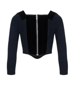 Annie's Archive 1990s Vivienne Westwood Black Velvet And Jersey Long Sleeved Corset. Rent: £155/Day