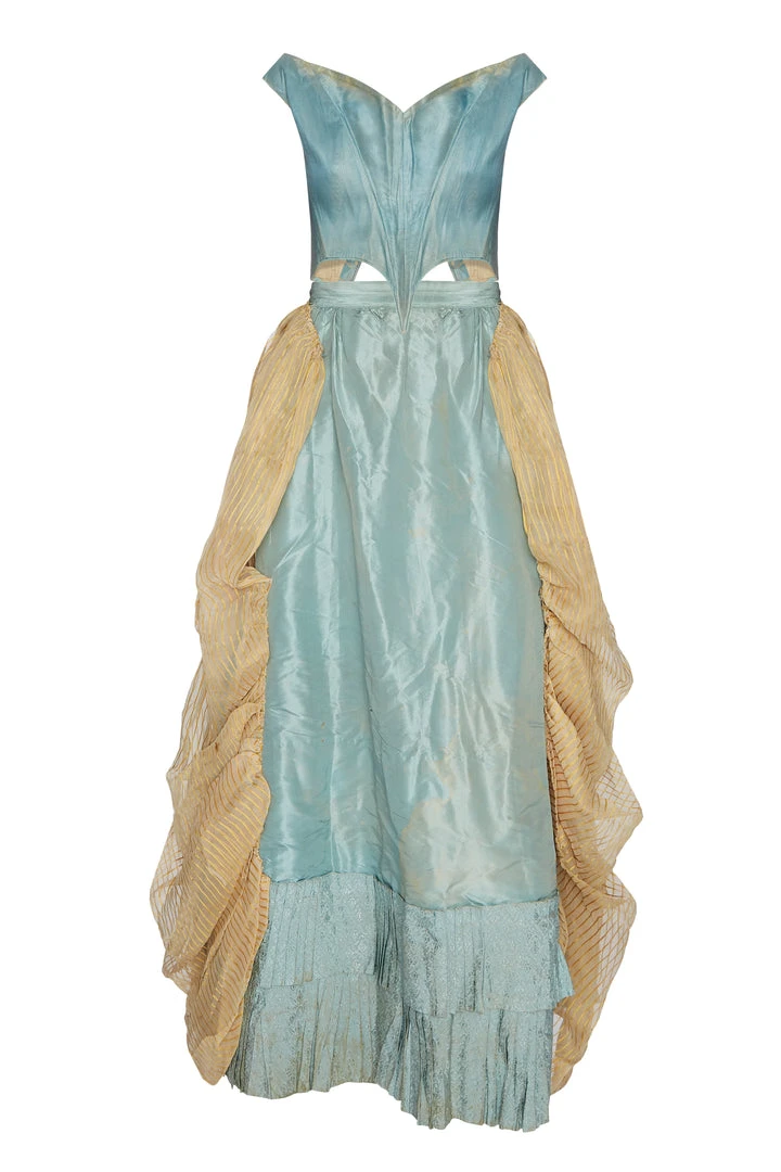 Annie's Archive 1810 Morning Dawn Myst Petticoat Corset, Blouse With Matching Skirt. Rent: £140/Day 3 Annie's Archive 1810 Morning Dawn Myst Petticoat Corset, Blouse With Matching Skirt. Rent: £140/Day