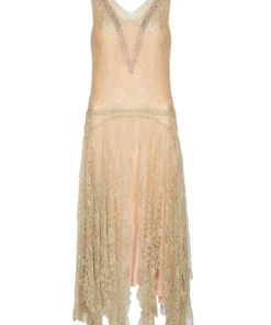 Annie's Archive 1910 Lace And Nude Crystal Dress