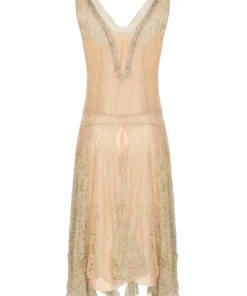 Annie's Archive 1910 Lace And Nude Crystal Dress