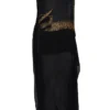 Annie's Archive 1920 Black Chiffon Tabard Dress With Gold Embroidery