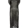 Annie's Archive 1920s Black Metal Dress