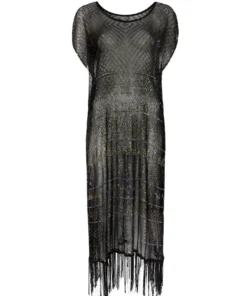 Annie's Archive 1920s Black Metal Dress