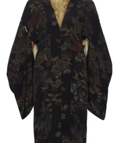 Annie's Archive 1930's Japanese Black Kimono