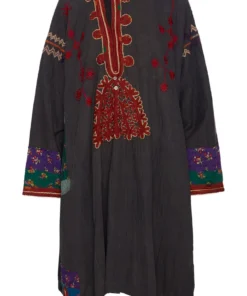Annie's Archive 20th Century Central Asian Grey Cotton Chapan