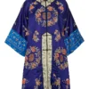 Annie's Archive 1930s Chinese Blue Silk Robe 2 Annie's Archive 1930s Chinese Blue Silk Robe