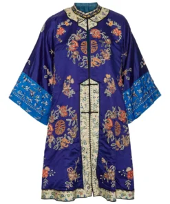 Annie's Archive 1930s Chinese Blue Silk Robe